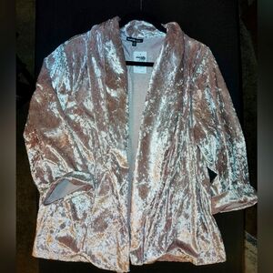Mauve Velvet Blazer